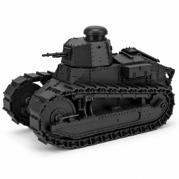 SSMODEL 1/72 1/144 Light Tank Renault FT-17 France Tank Resin Model Kit TSS0921