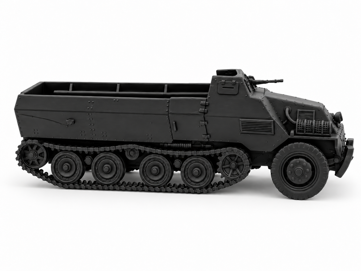SSMODEL 1/72 1/144 Type 1 Ho-Ha Japan WWII Half-Track APC Resin Model TSS1583 — detail view 15