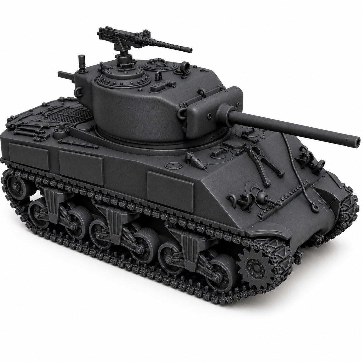 SSMODEL 1/72 1/144 Multi-Scale M4A2 (76)W US WWII medium tank MODEL KIT TSS0210 — detail view 14
