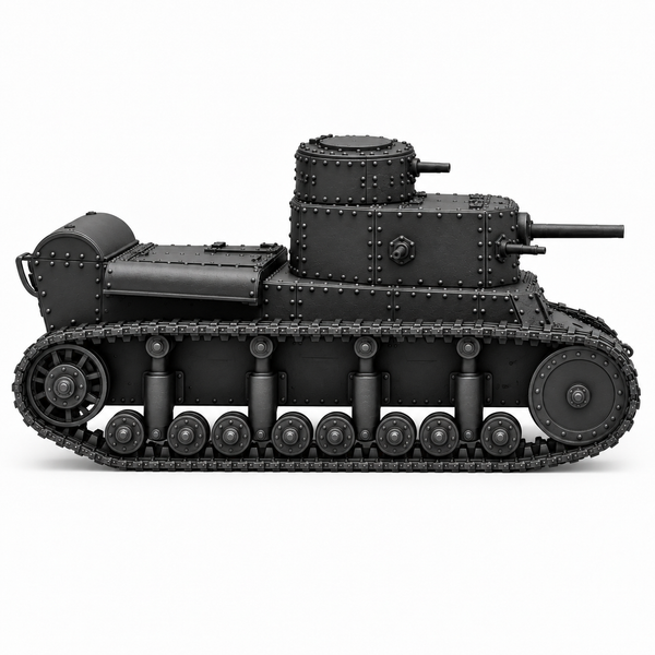SSMODEL 1/72 1/144 Multi Scale T-12Soviet experimental medium tank MODEL TSS0008