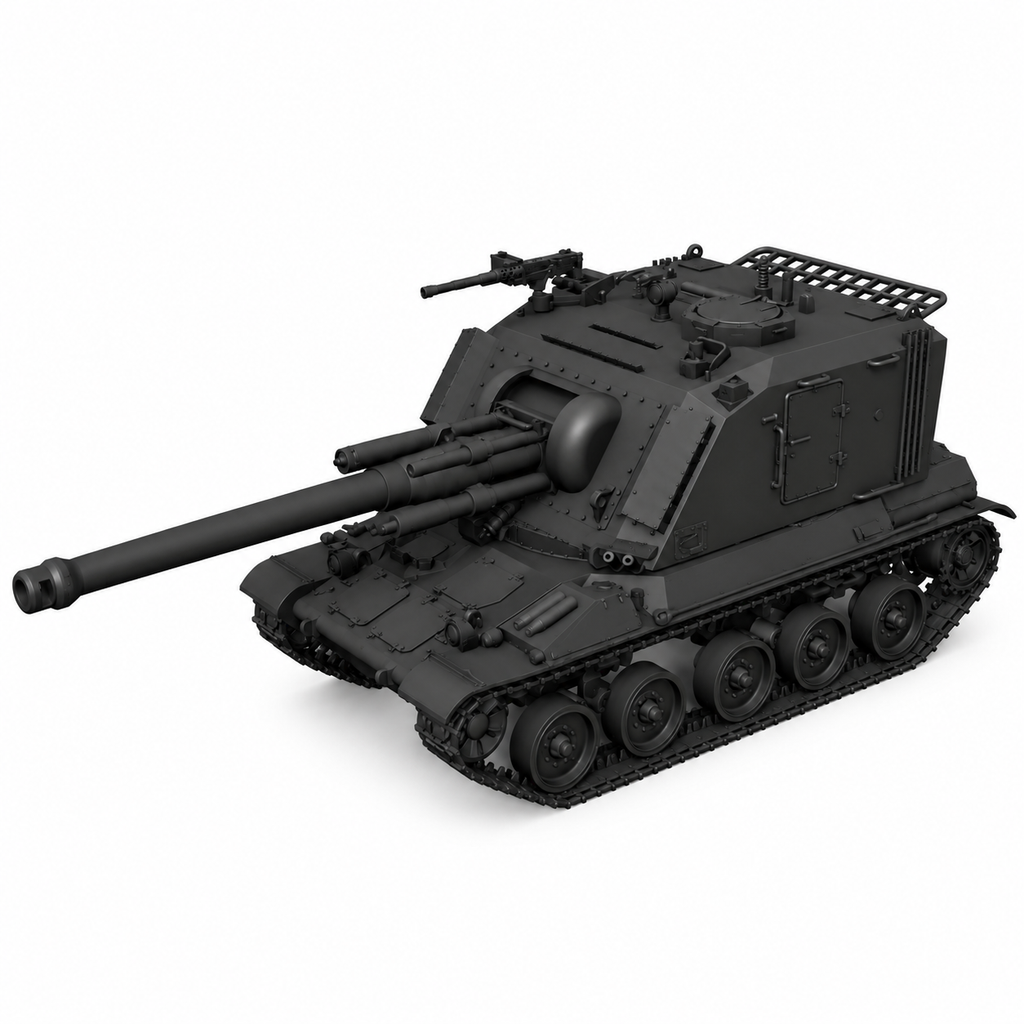 SSMODEL 1/72 1/144  AuF1 Frech selfpropelled artillery tank MODEL kit TSS0369