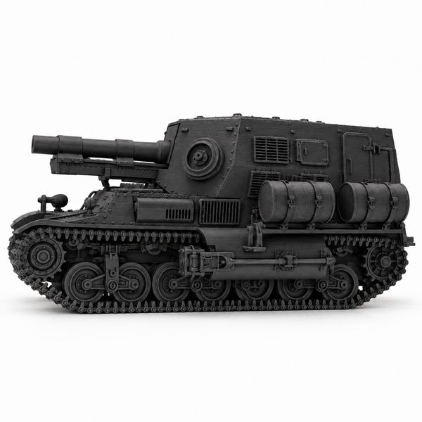 SSMODEL1/72 1/144 WWII 15cm sFH13 Lorraine Schlepper SPG Resin Model Kit TSS0863