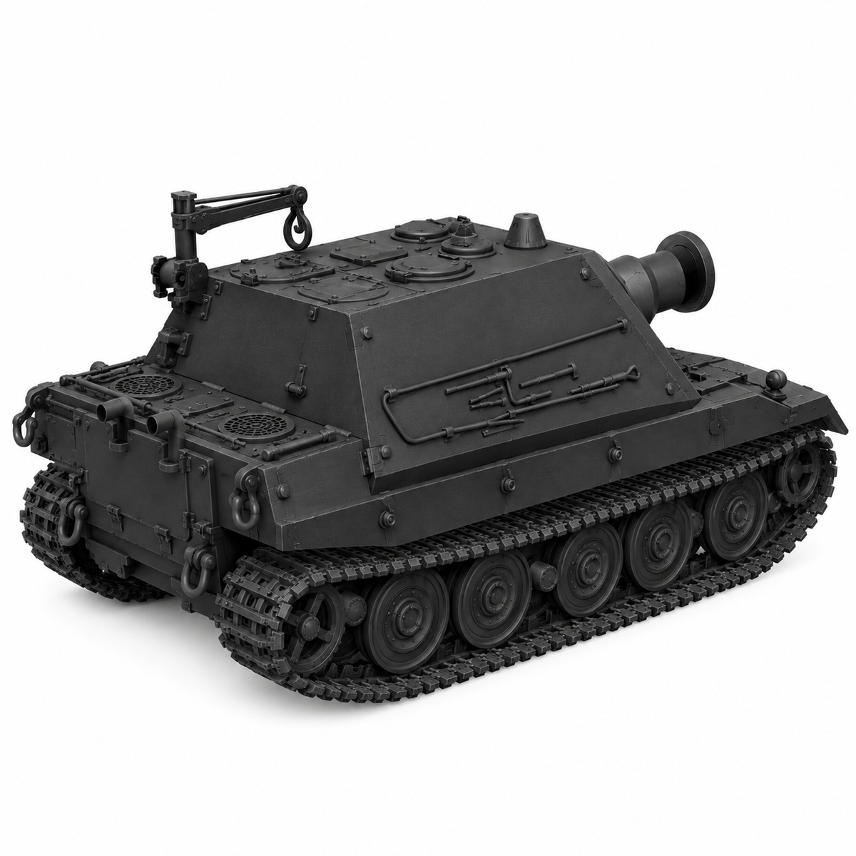 SSMODEL 1/72 1/144 Sturmmorser auf E-100 Ausf. B German Resin Model Kit TSS0447 — detail view 4