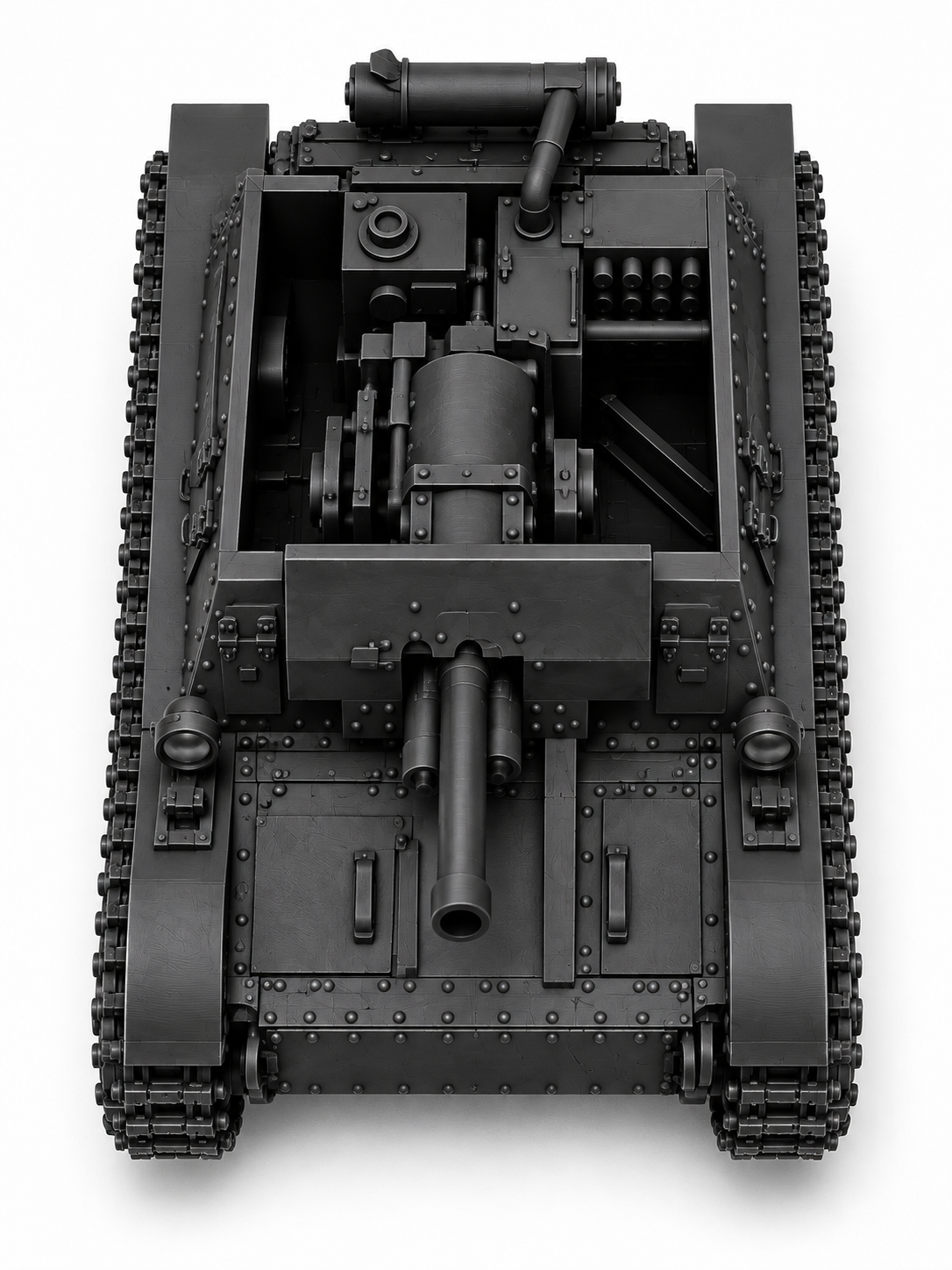 SSMODEL 1/72 1/144 Multi Scale TKD  tank Resin MODEL kit TSS0304 — detail view 4