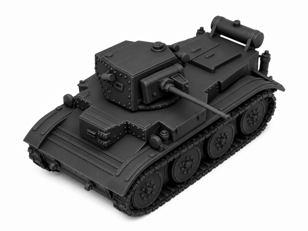 SSMODEL 1/72 1/144 Multi Scale Light Mk VII A17 -Tetrarch Tank MODEL TSS1387