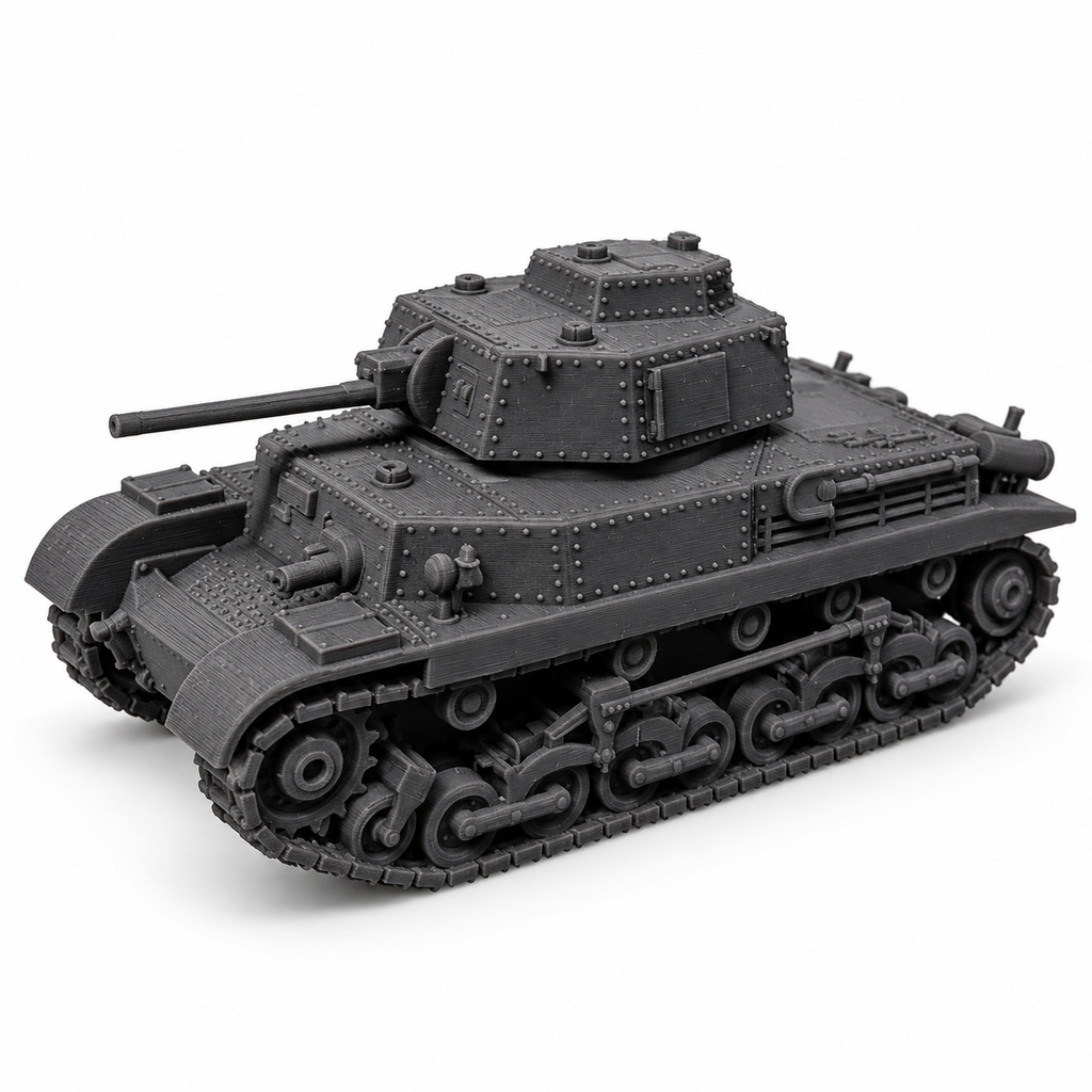 SSMODEL 1/72 1/144 Multi Scale 40M Turan I Tank Resin Model Kit TSS0742