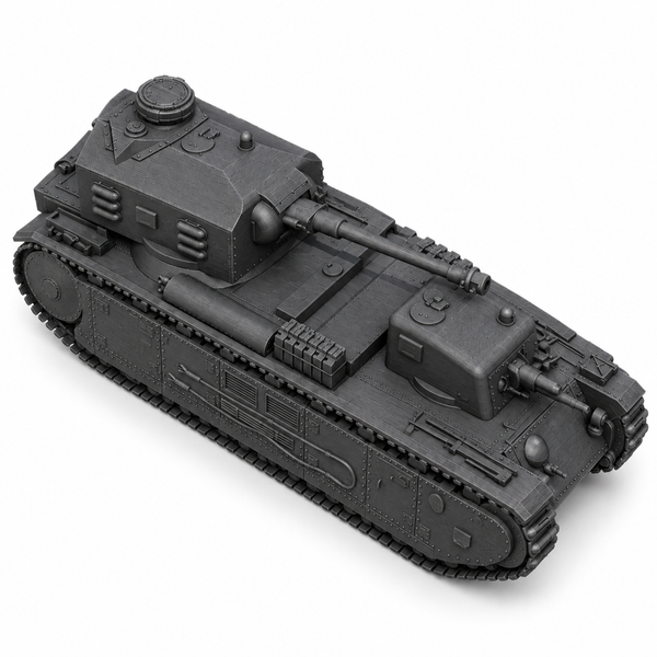 SSMODEL 1/72 1/144 Pz.Kpfw.F2 750(f)German supergeavy tank MODEL kit TSS0477