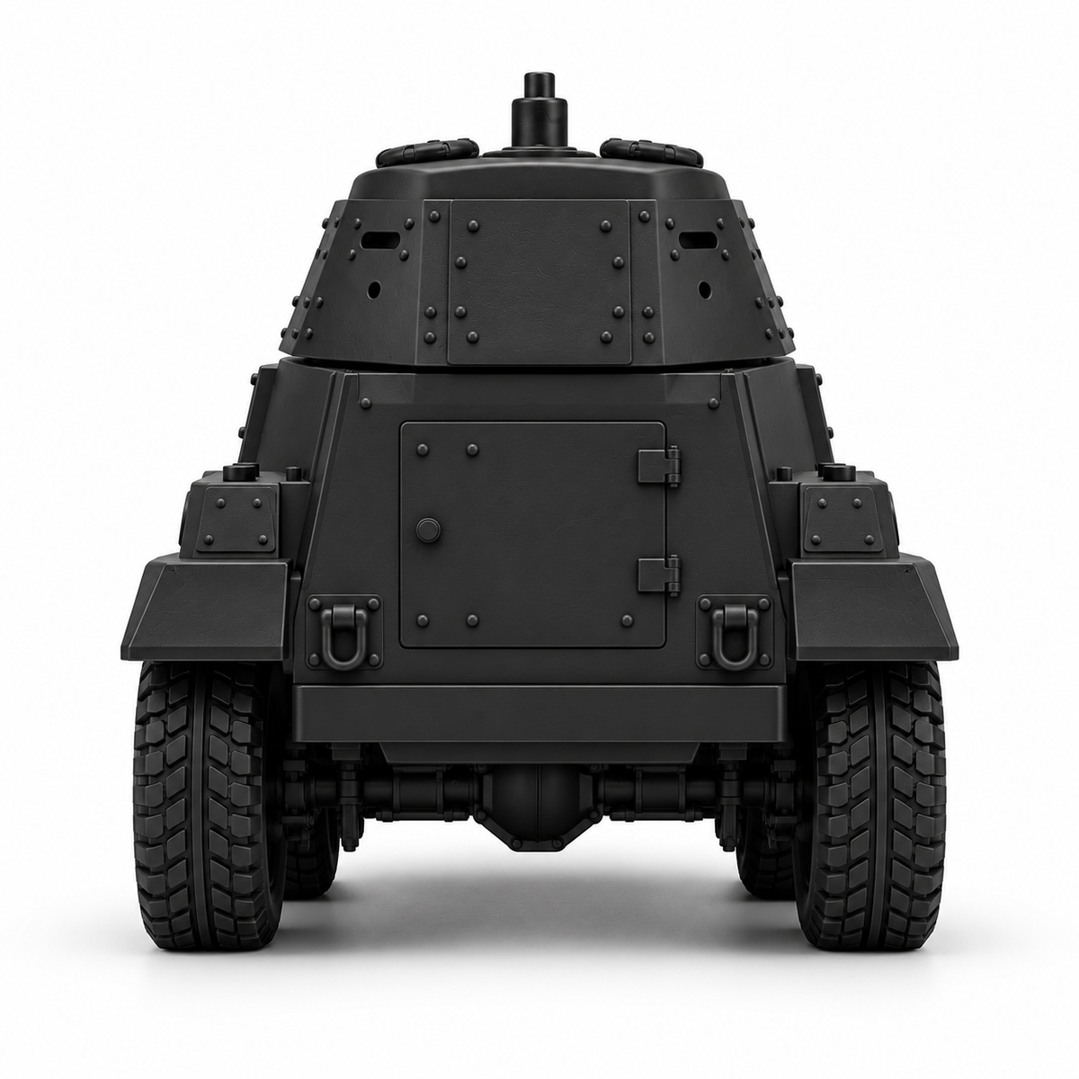 SSMODEL 1/72 1/144 Beutespahwagen BA10M mit 2c Kw 30 L55 Resin Model Kit TSS0768 — detail view 3