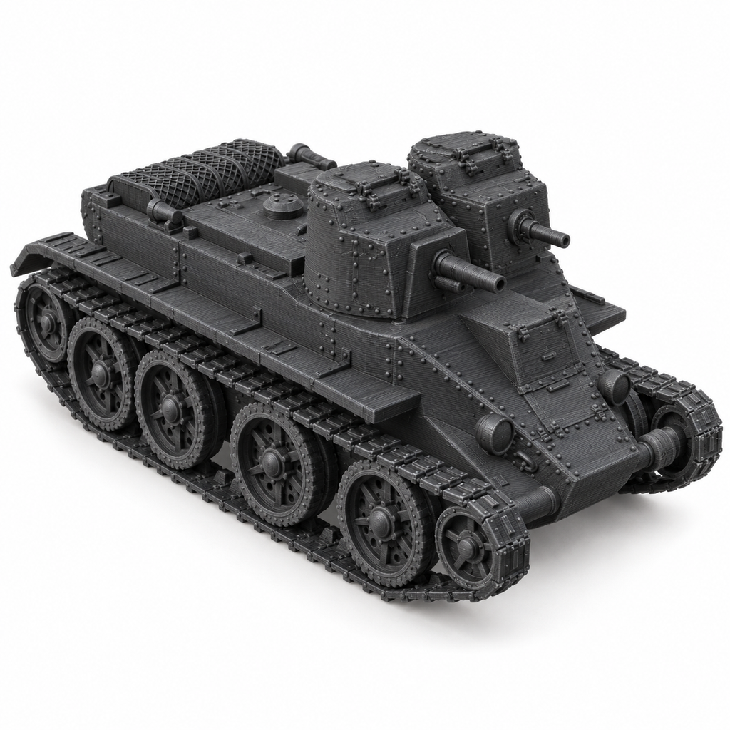 SSMODEL1/72 1/144 Multi Scale  BT-4 Soviet fictional light tank MODEL TSS0489
