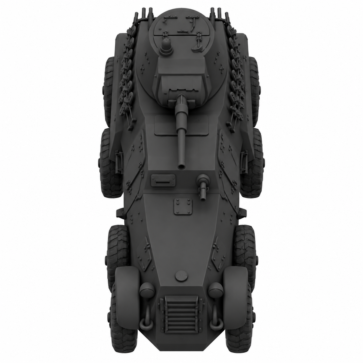 SSMODEL 1/72 1/144 Multi Scale BA-11 Tank Resin MODEL kit TSS0035 — detail view 5