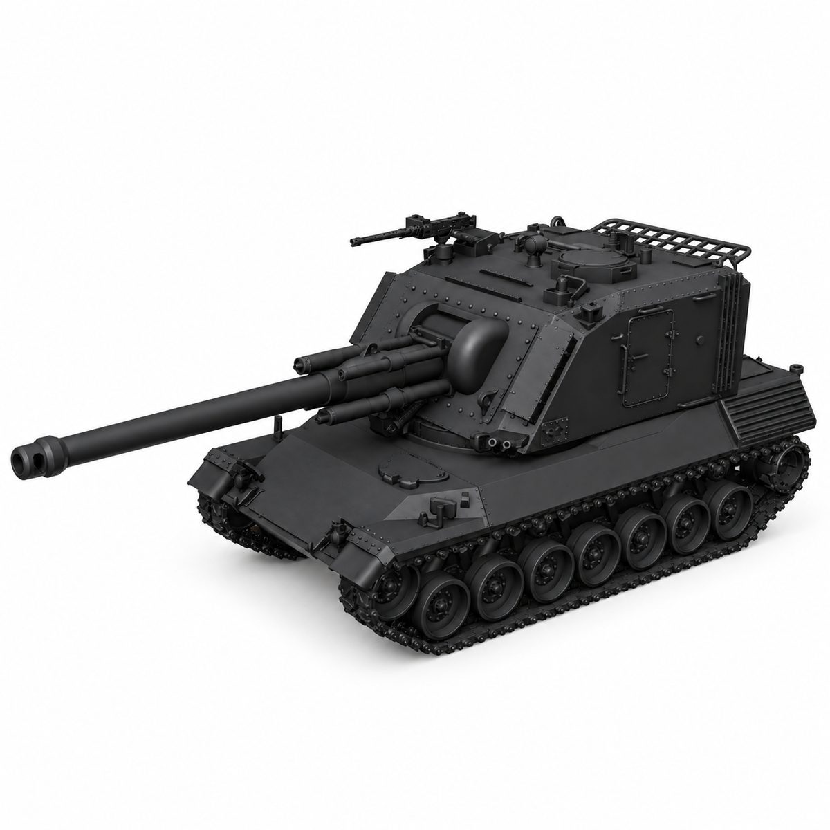 SSMODEL 1/72 1/144 Multi Scale Leopard GCT 155 French artillery MODEL TSS0365 — detail view 18