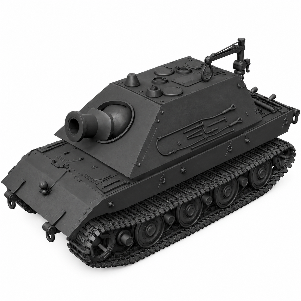SSMODEL 1/72 1/144 Sturmmorser auf E-100 Ausf. B German Resin Model Kit TSS0447 — detail view 6
