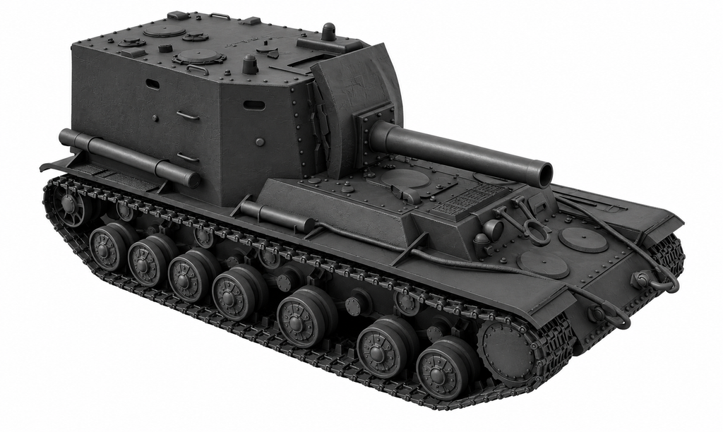 SSMODEL 1/72 1/144 Multi Scale Project 212 Soviet Artillery Tank MODEL TSS0133