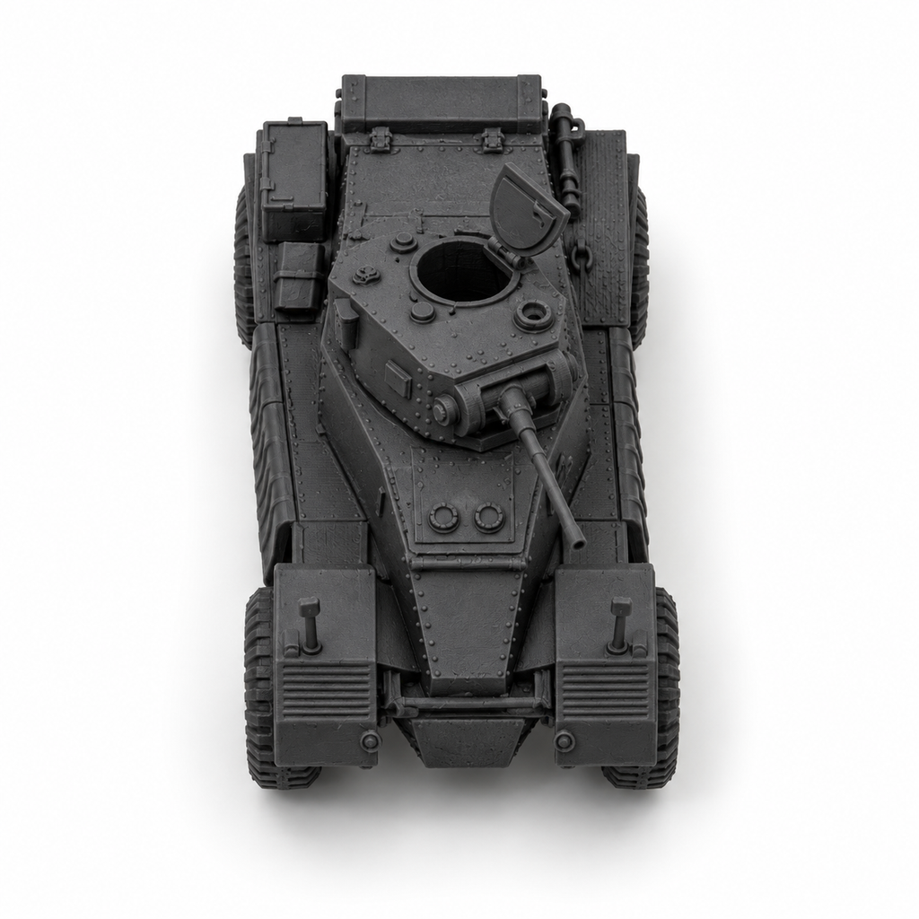 SSMODEL 1/72 1/144 Multi-Scale WWII British Armoured Car Mk.I Model Kit TSS1207