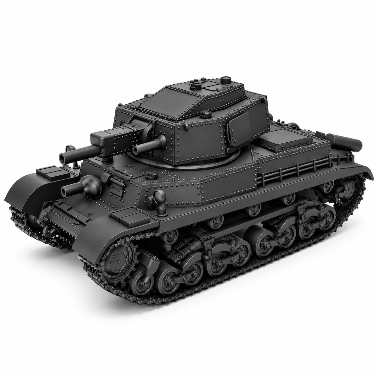 SSMODEL 1/72 1/144 Multi Scale 41M Turan II tank Resin Model Kit TSS0194 — detail view 13