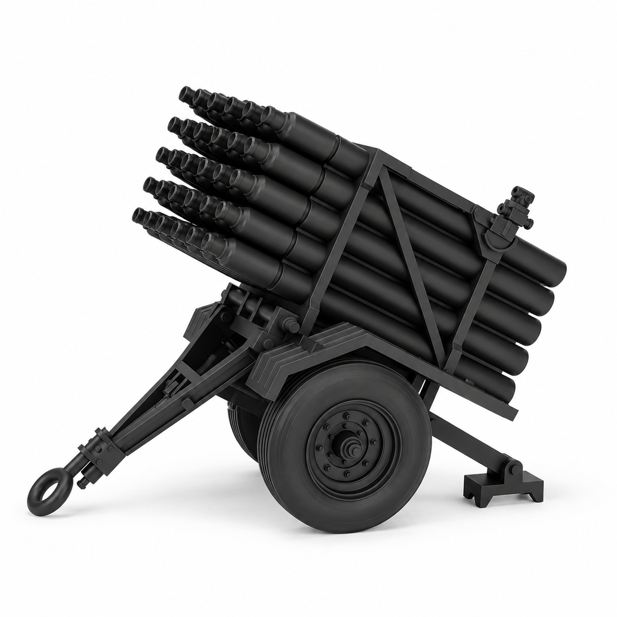 SSMODEL 1/72 1/144 Multi Scale Rocket launcher Land Mattress Resin MODEL TSS1503 — detail view 4