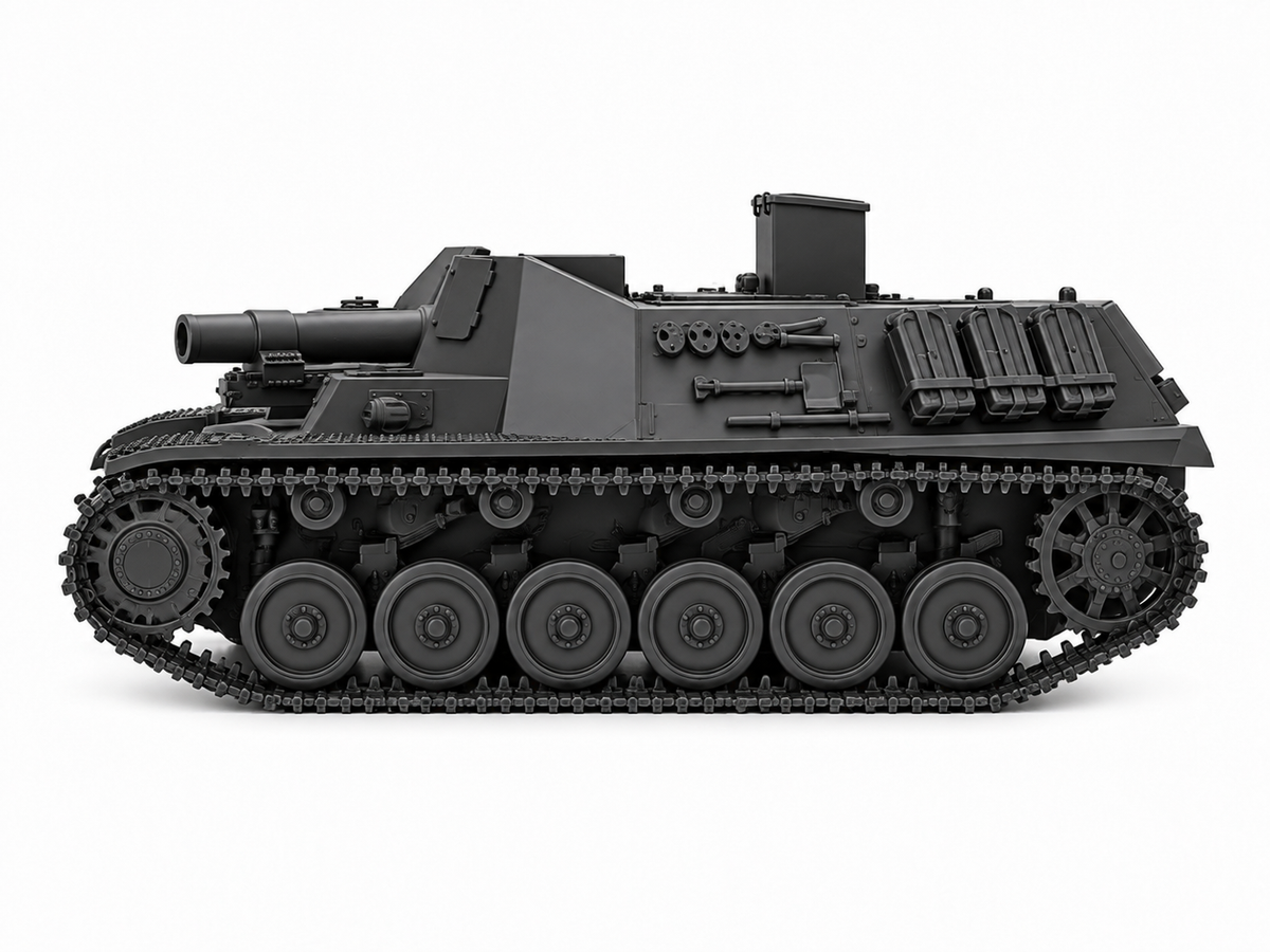 SSMODEL 1/72 1/144 Multi Scale  Sturmpanzer II Bison Tank MODEL TSS1359 — scale model kit