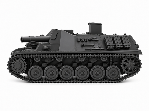 SSMODEL 1/72 1/144 Multi Scale  Sturmpanzer II Bison Tank MODEL TSS1359