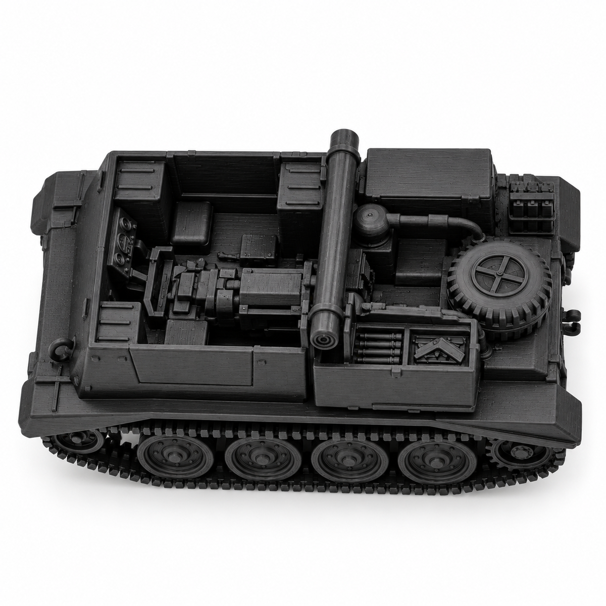 SSMODEL 1/72 1/144 WWII British Crusader Gun Tractor D-Day Resin Model TSS1048 — detail view 4