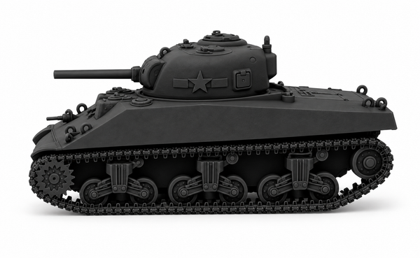 SSMODEL 1/72 1/144 Multi Scale M4A2 Sherman75mm Medium US WW2 Tank MODEL TSS1172