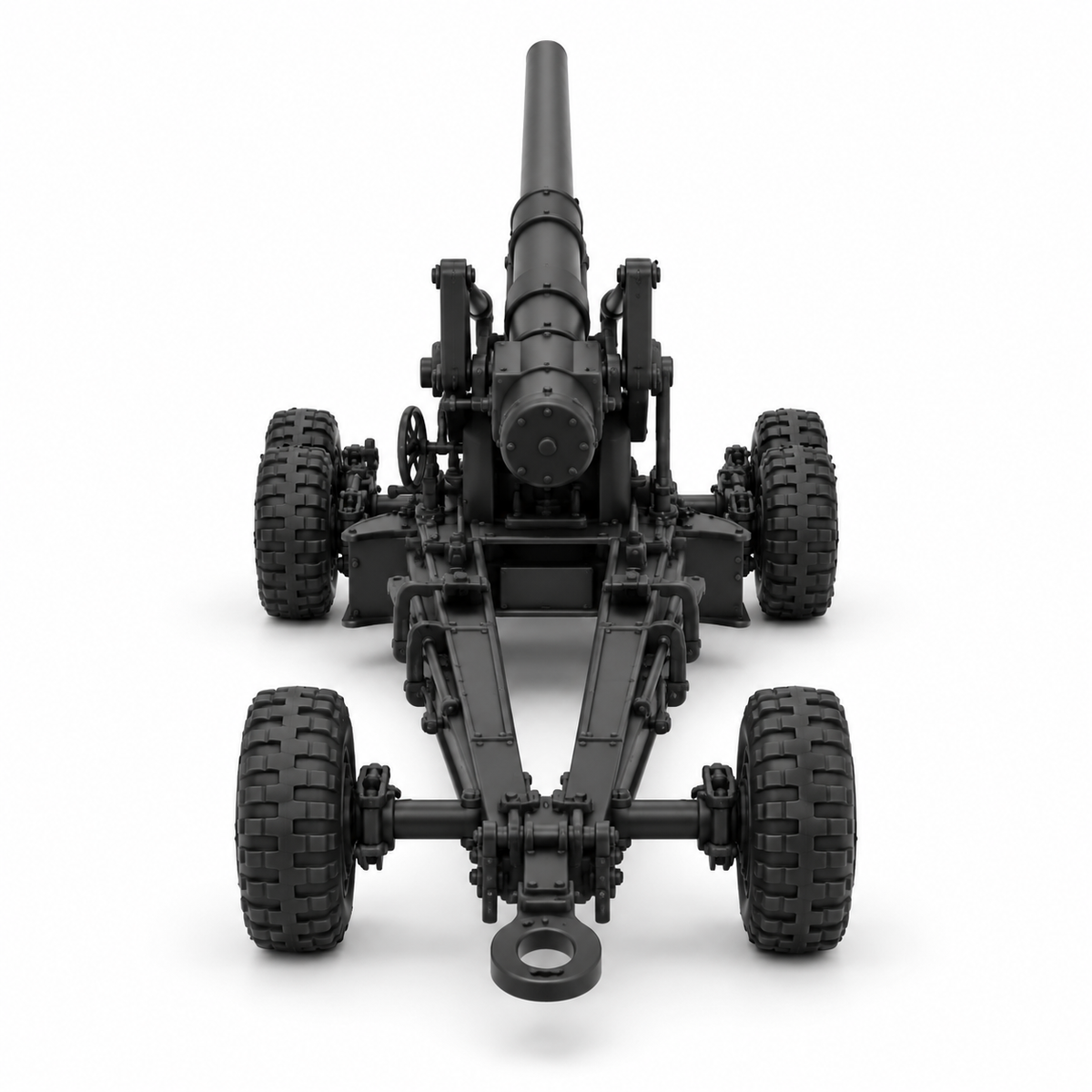 SSMODEL 1/72 1/144 Multi Scale 155mm Gun M1 Long Tom USA Resin MODEL KIT TSS0789 — detail view 3