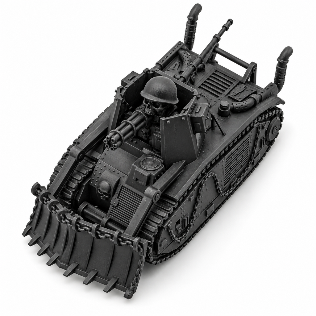SSMODEL 1/72 1/144 WWII France Char B1 Cyberpunk Heavy Tank Resin Model TSS1206