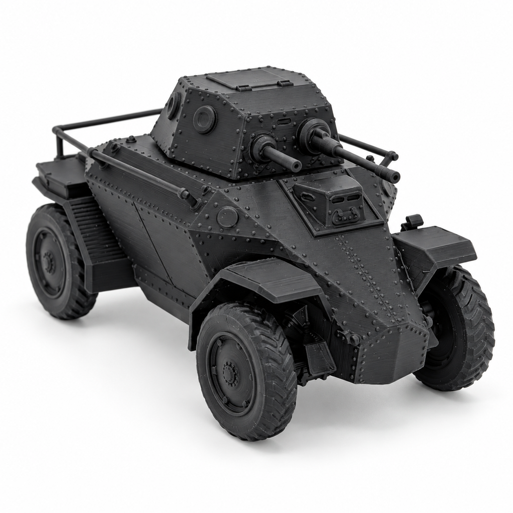 SMODEL 1/72 1/144 WWII Hungarian 39M Csaba Armoured Car Resin Model Kit TSS1217