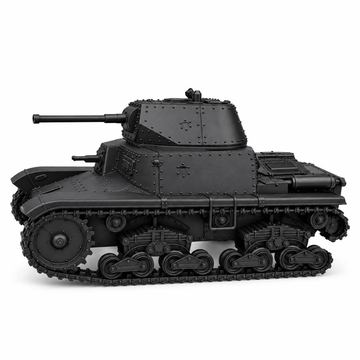 SSMODEL 1/72 1/144 Multi Scale Carro Armato M15/42 Italy Resin MODEL KIT TSS0785 — detail view 4