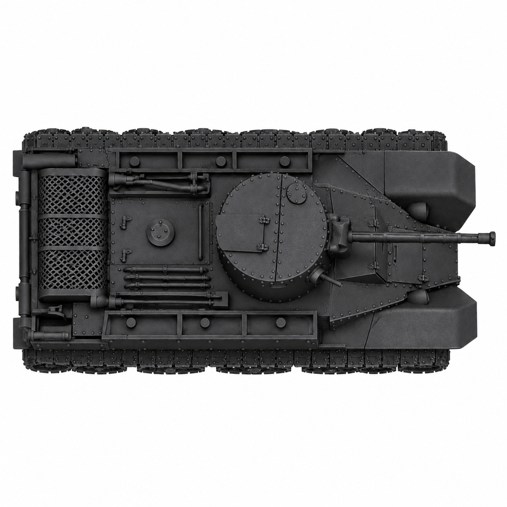 SSMODEL 1/72 1/144 Multi Scale KhBT-2 Soviet flamethrower tank Model Kit TSS0154