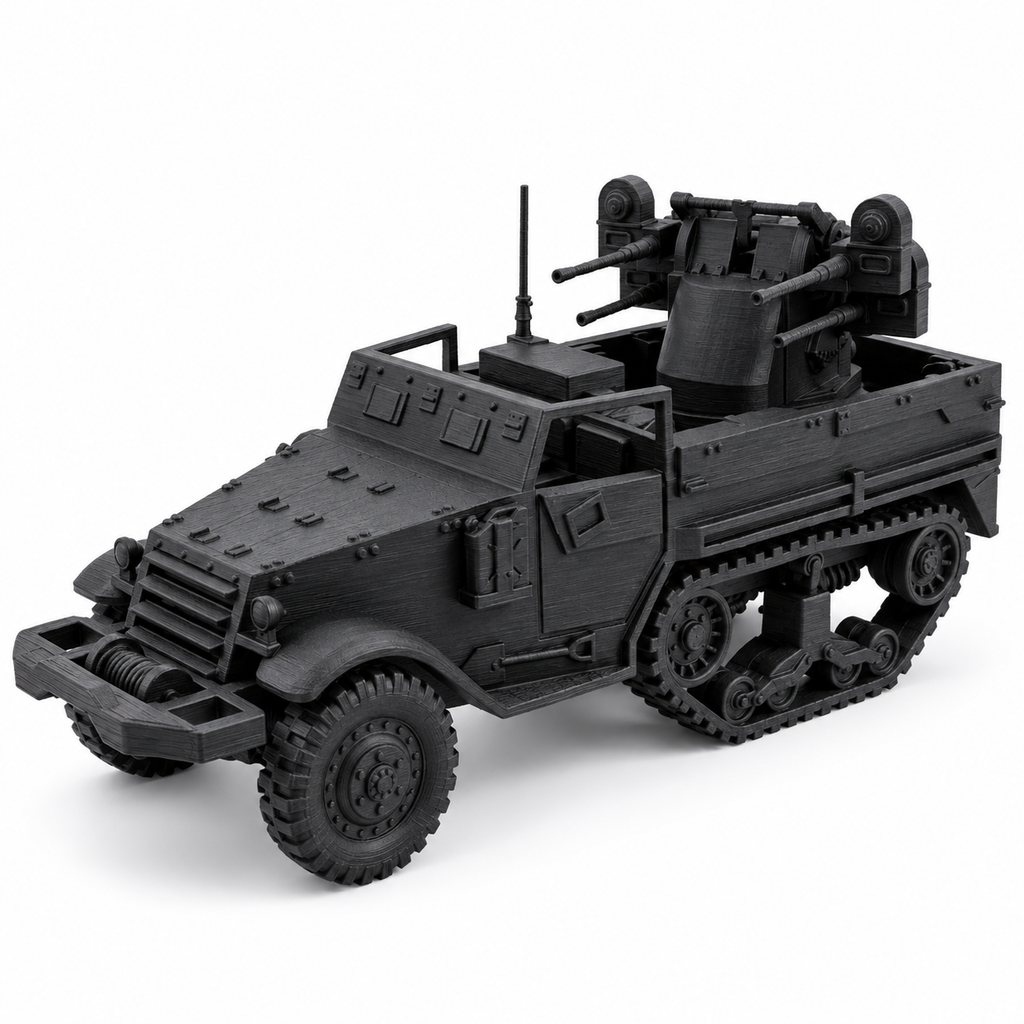 SSMODEL 1/72 1/144 Multi-Scale M17 MGMC US WW2 end-Lease Resin Model Kit TSS0877