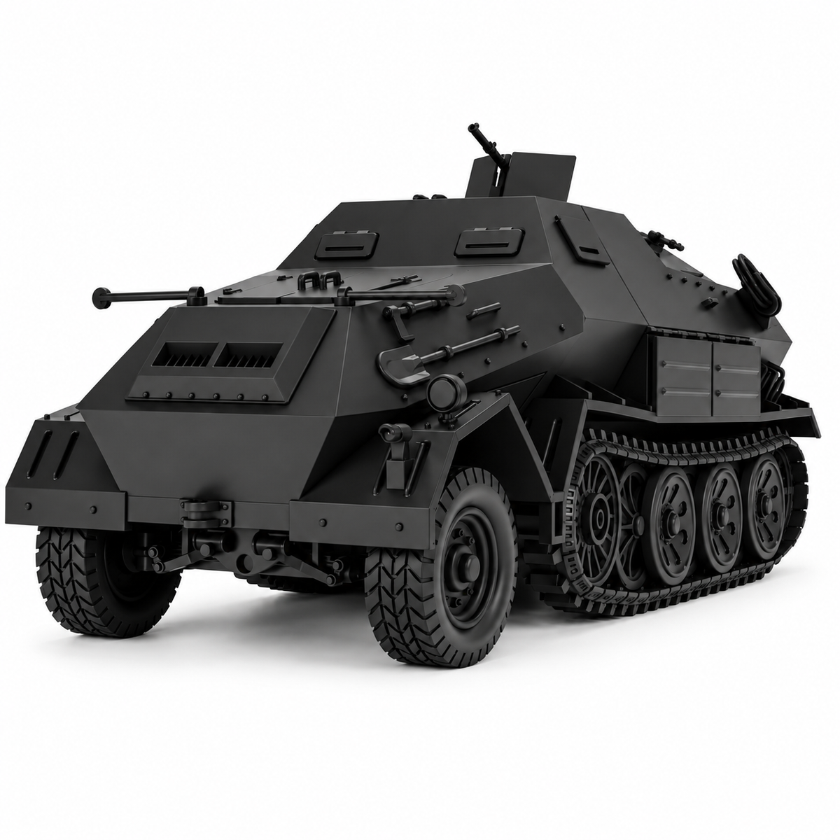 SSMODEL 1/72 1/144 Half-track Sd.Kfz.8 DB10 Gepanzerte 12t Resin MODEL TSS0945 — detail view 9