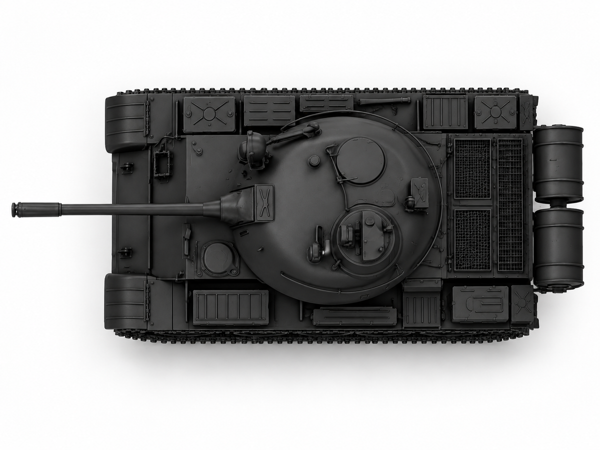 SSMODEL 1/72 1/144 Multi Scale T-55A Tank USSR Cold War Tank MODEL kit TSS1188 — detail view 5