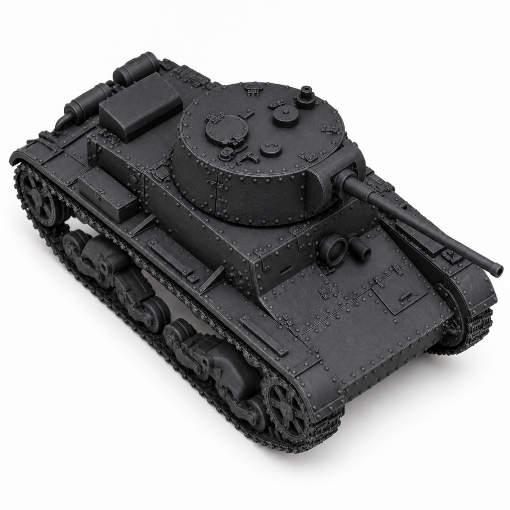 SSMODEL 1/72 1/144 Multi Scale T-26 mod.1933 soviet tank Resin Model Kit TSS0068