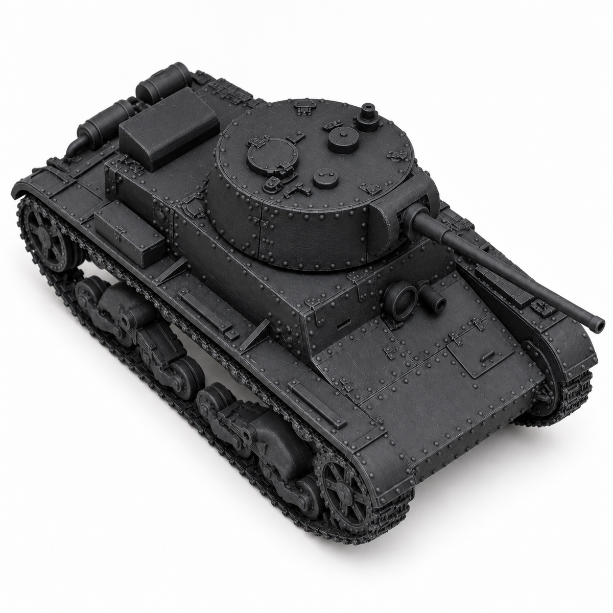 SSMODEL 1/72 1/144 Multi Scale T-26 mod.1933 soviet tank Resin Model Kit TSS0068 — detail view 5
