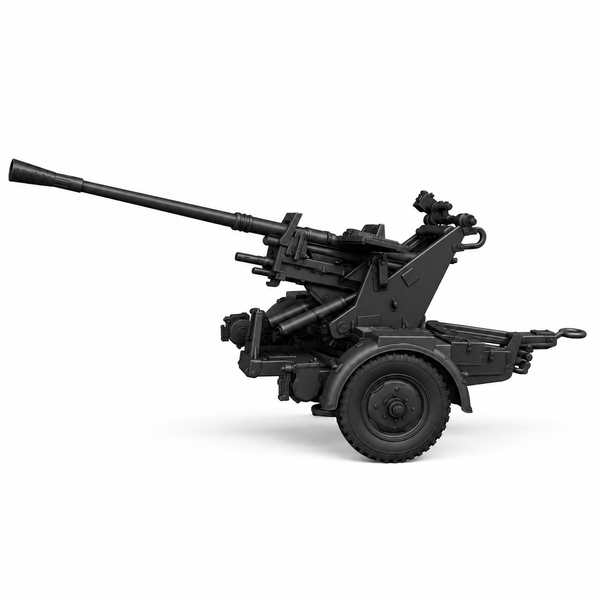 SSMODEL 1/72 1/144 AA-gun 2cm Flak30 on wheels on cross Gunner Resin KIT TSS1446