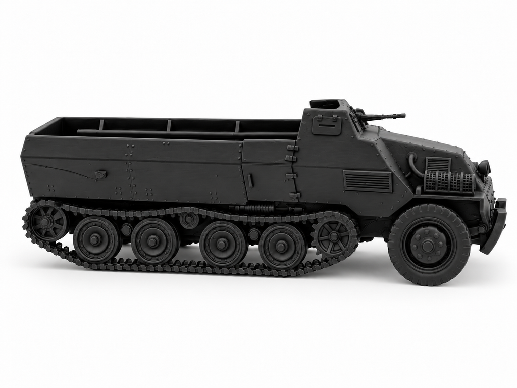 SSMODEL 1/72 1/144 Type 1 Ho-Ha Japan WWII Half-Track APC Resin Model TSS1583