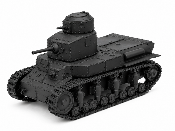 SSMODEL 1/72 1/144 Multi Scale T-24 Soviet Interwar Medium Tank MODEL TSS0007