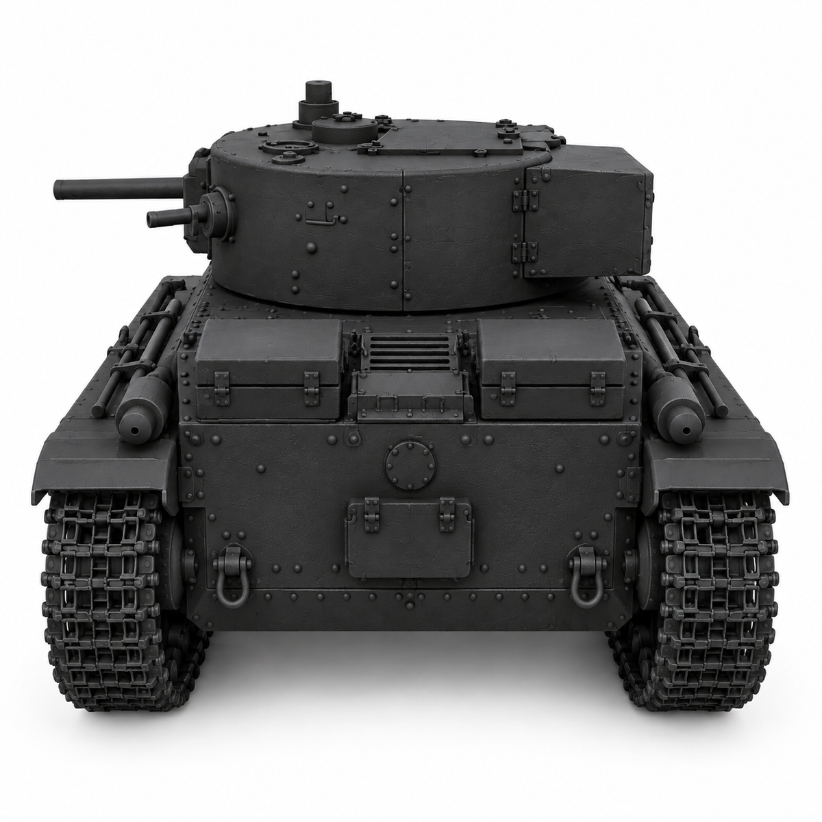 SSMODEL 1/72 1/144 Multi Scale KT-26 Soviet experimental light tank Kit TSS0056 — detail view 4