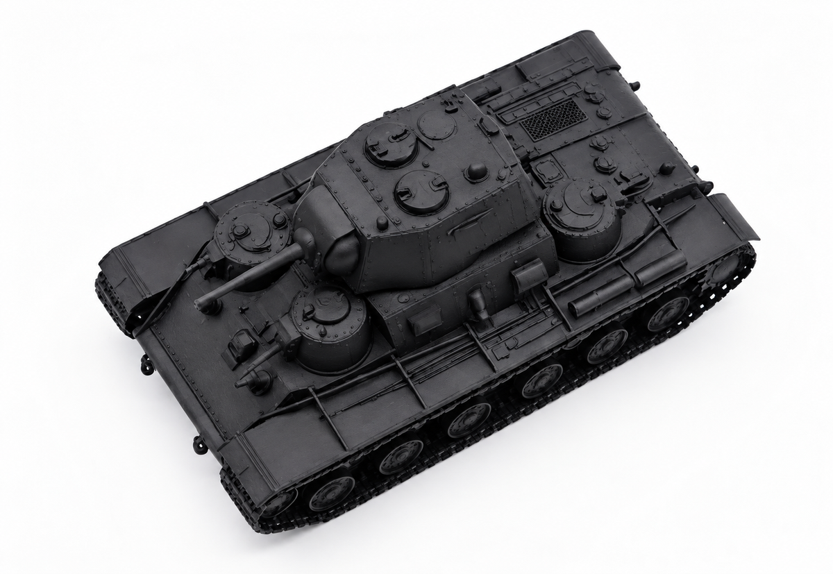 SSMODEL 1/72 1/144 Multi Scale KV-35 Soviet Super Heavy Tank MODEL kit TSS0102 — detail view 4