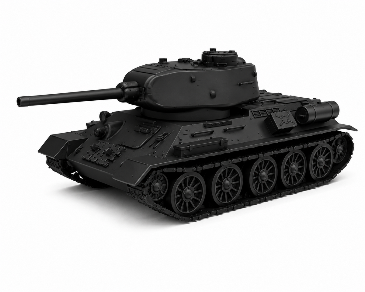 SSMODEL 1/72 1/144 Multi Scale T-34/85 Medium OT34/85 Flamethrower MODEL TSS1366 — detail view 8