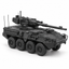 SSMODEL 1/72 1/144 Multi Scale M1128 Stryker US Tank Resin Model Kit TSS0724