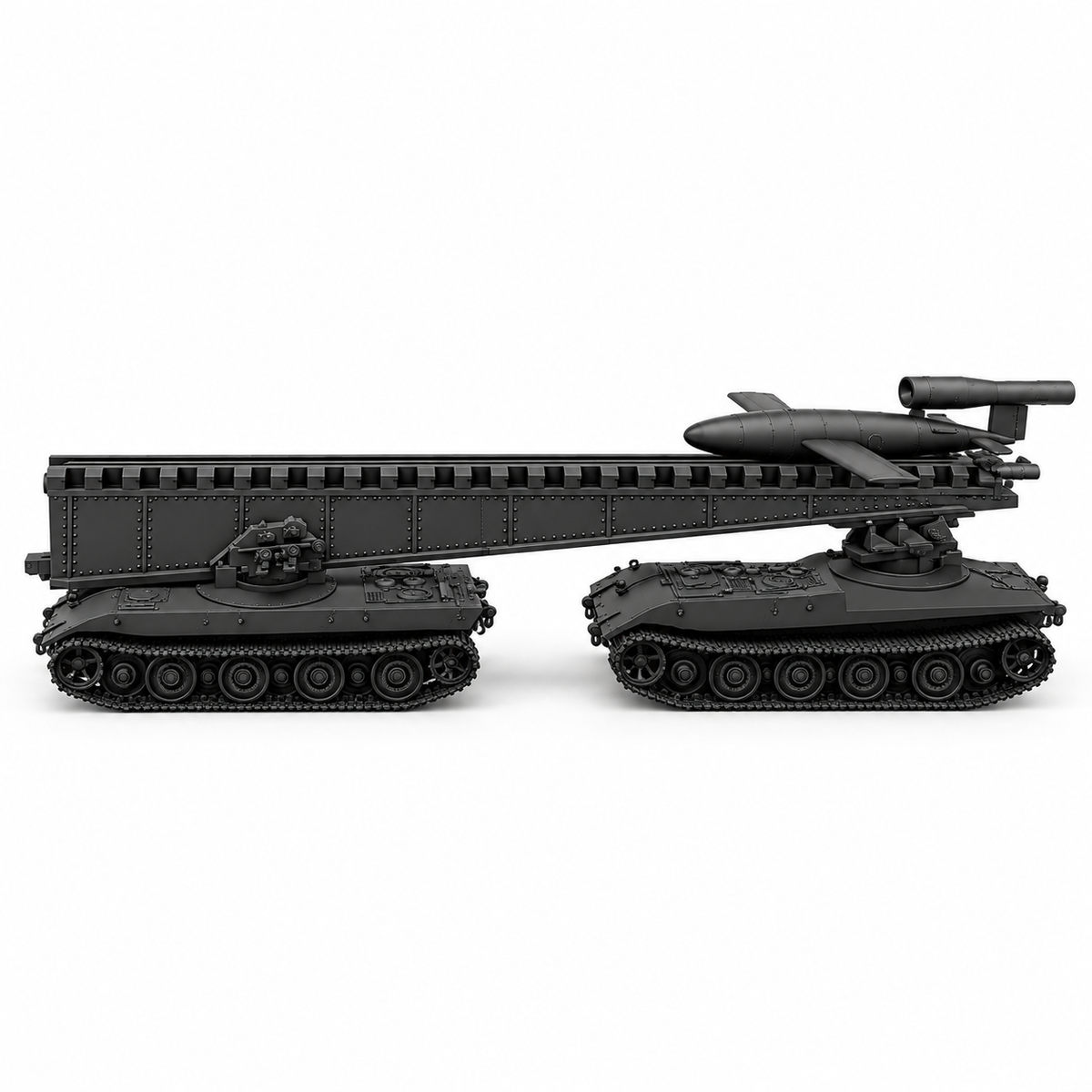 SSMODEL 1/72 1/144 Multi ScaleV-1 auf E-100 Ausf.B German missile MODEL TSS0332 — detail view 2