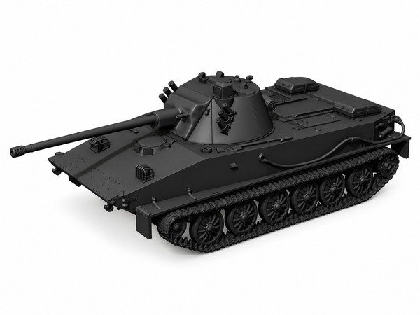 SSMODEL 1/72 1/144 PT-76-57 Russian experimental amphibious tank Model TSS0283