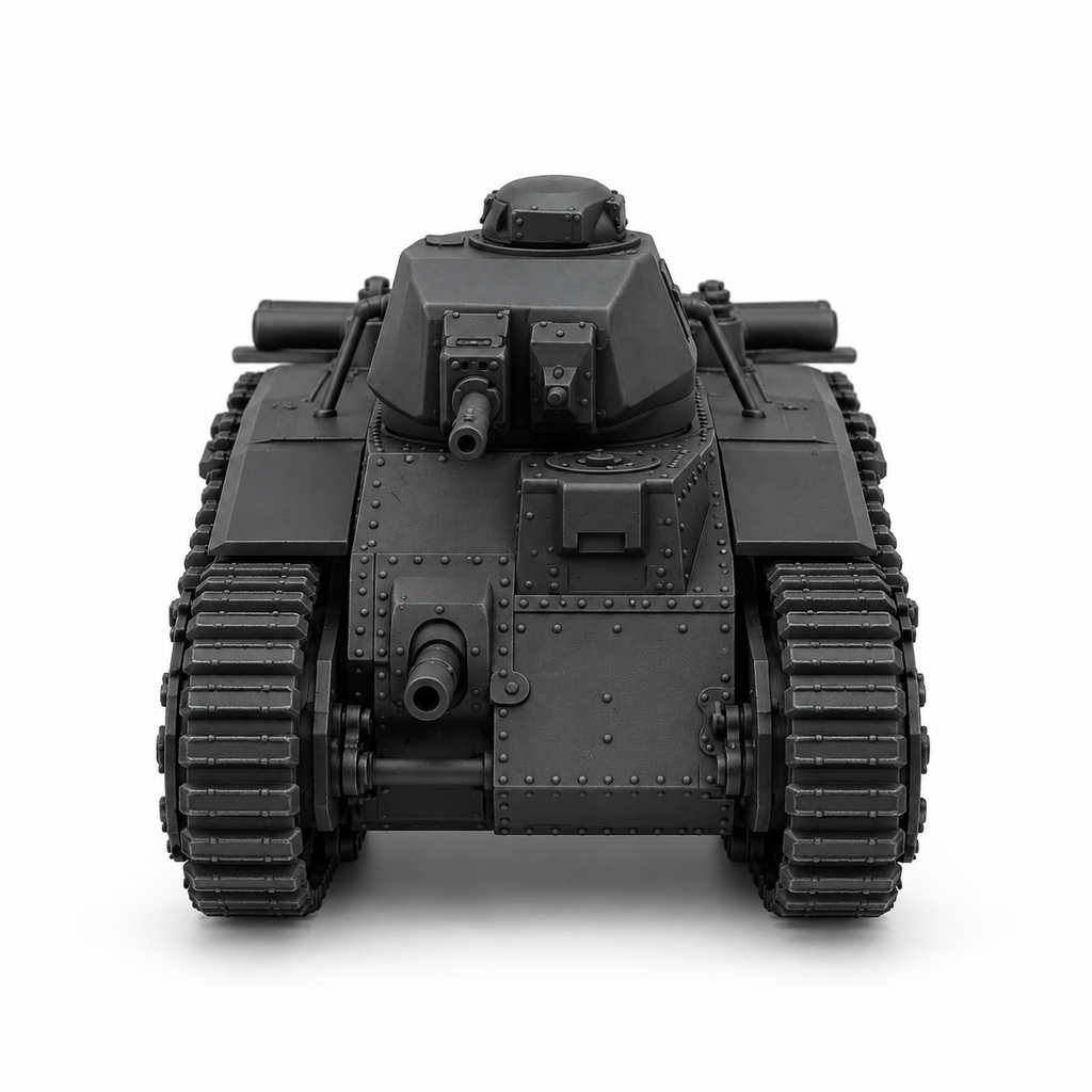 SSMODEL 1/72 1/144 Multi Scale Heavy Tank Char B1 bis France Resin MODEL TSS0793