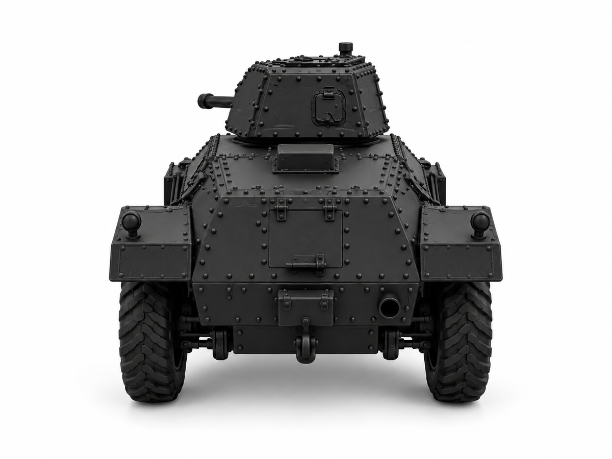 SSMODEL 1/72 1/144 Multi Scale Alvis Straussler AC3D Armored Tank MODEL TSS1178 — detail view 4