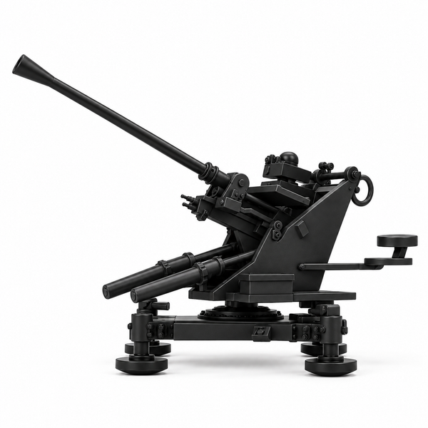 SSMODEL 1/72 1/144 A-gun 3.7cm Flak 36 on cross Gunner Resin MODEL KIT TSS1449