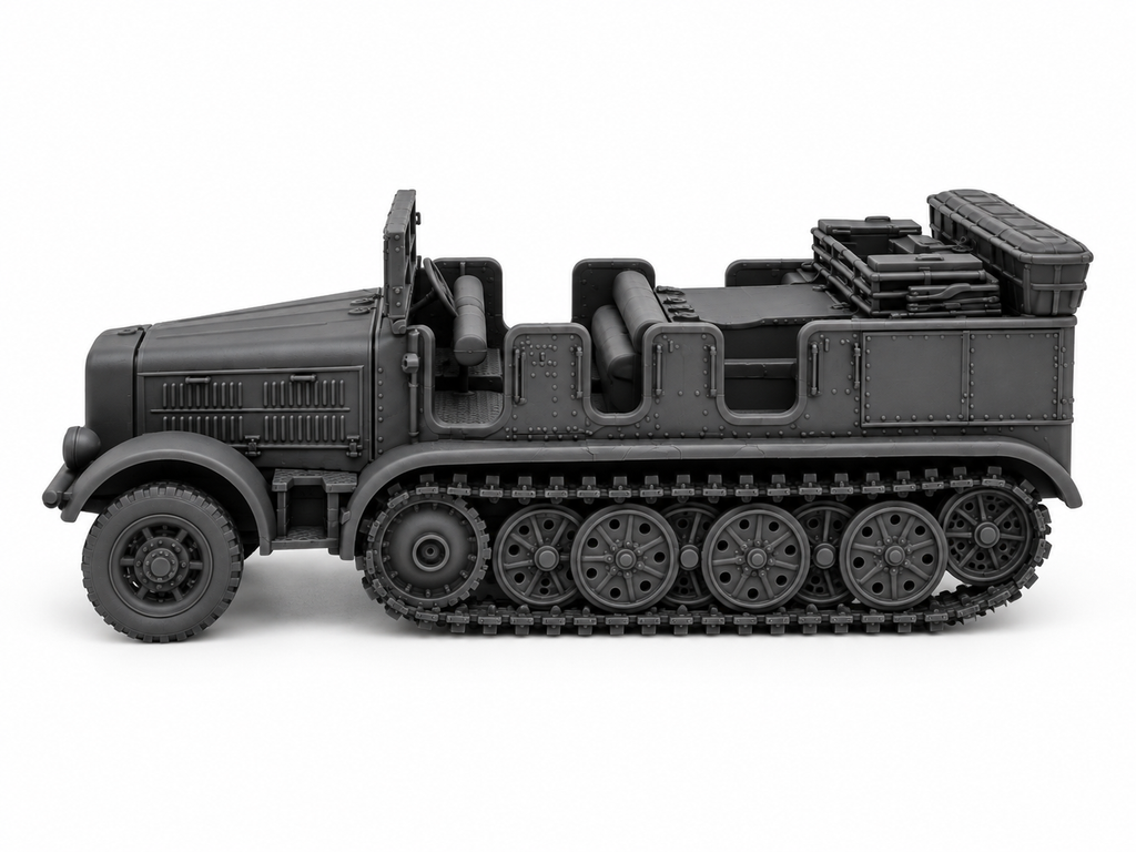 SSMODEL 1/72 1/144 Multi Scale Breda61 Artillery Tractor Italy MODEL KIT TSS1471