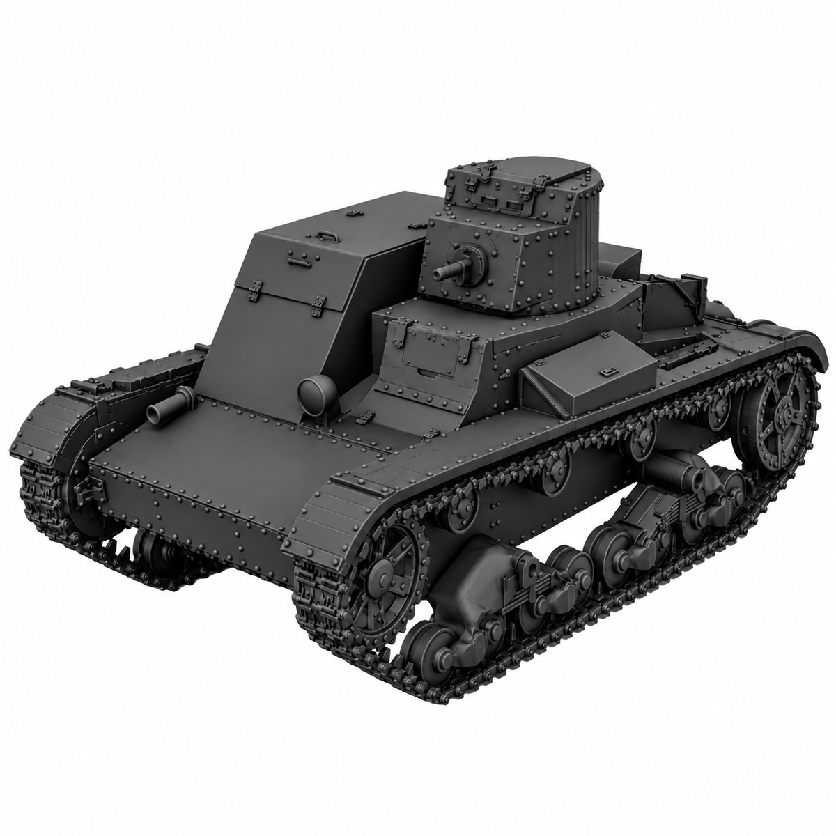 SSMODEL 1/72 1/144 Multi Scale MKhT1 Soviet experimental khemical Model TSS0050 — detail view 11