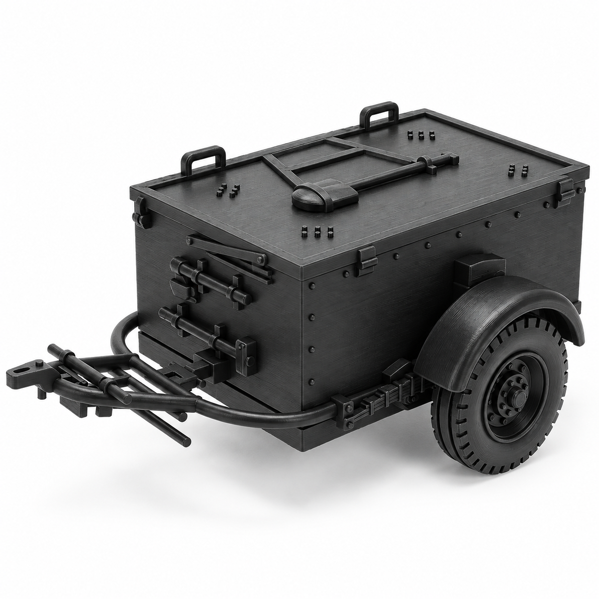 SSMODEL 1/72 1/144 WWII German Sd.Ah.51 Ammunition Trailer Resin Model TSS1099 — detail view 7
