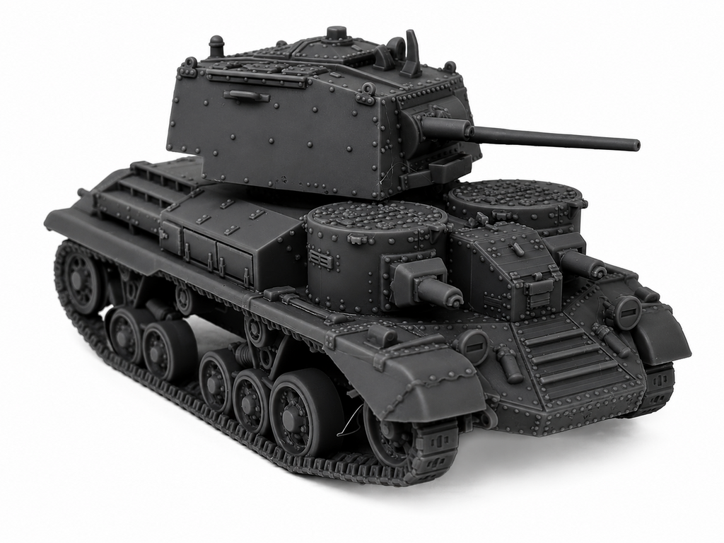 SSMODEL 1/72 1/144 Multi Scale Cruiser A9 Mk.I UK WW2 Tank MODEL kit TSS1375